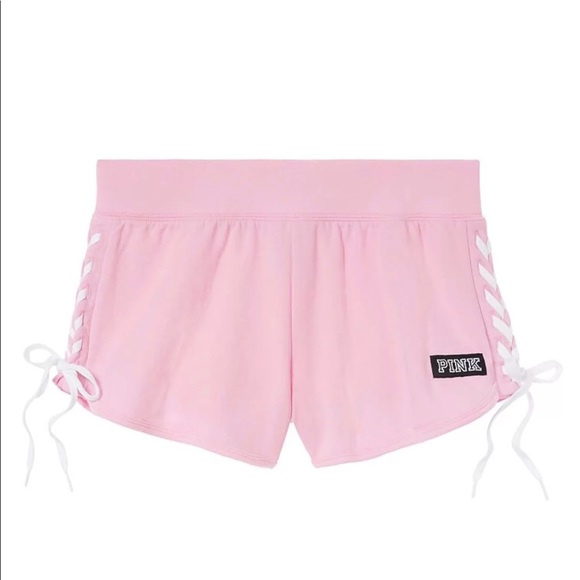 PINK Victoria's Secret Pants - Victoria Secret pink lace up shorts